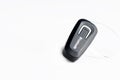 Black bluetooth isolated on a white background.Copy space Royalty Free Stock Photo