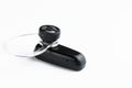 Black bluetooth isolated on a white background.Copy space Royalty Free Stock Photo