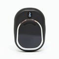 Black Bluetooth remote shutter with a glossy finish and a small silver accent.