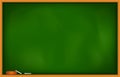 realistic black or green chalkboard in wooden frame isolated.. Royalty Free Stock Photo