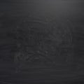 Black board with the traces of chalk