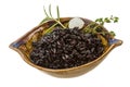 Black boiled rice Royalty Free Stock Photo