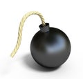 Black bomb Royalty Free Stock Photo