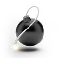 Black Bomb Royalty Free Stock Photo