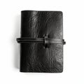 black book diary blank cover notebook white background,generated with AI. Royalty Free Stock Photo