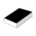 Black Book Icon on white background. Vector ilustration Royalty Free Stock Photo