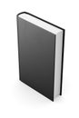 Black book isolated on white background. 3D illustration mock-up Royalty Free Stock Photo