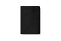 Black book with leather cover isolated on white background. Vector Royalty Free Stock Photo
