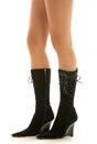 Black boots Royalty Free Stock Photo