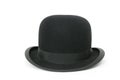 Black bowler hat