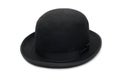 Black bowler hat