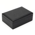 Black box isolated on white background Royalty Free Stock Photo
