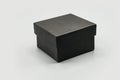 Black box mock up gray isolated background