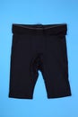 Black boxer briefs on pastel background Royalty Free Stock Photo