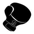 black boxing glove icon design