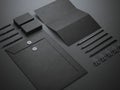 Black branding mockup