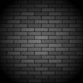 Black brick wall