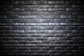 Black Brick wall background Royalty Free Stock Photo