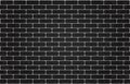 Black brick wall. Clean brickwork. Brick background