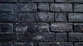 Black brick wall Royalty Free Stock Photo
