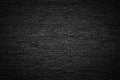 Black brick wall, dark background for design Royalty Free Stock Photo