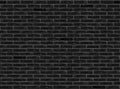 Black brick wall pattern seamless background. Vector design Royalty Free Stock Photo