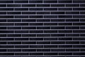 black brick wall texture for pattern background. mock up Royalty Free Stock Photo