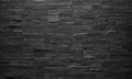 black brick wall textures background Royalty Free Stock Photo