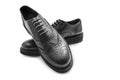Black brogues Royalty Free Stock Photo