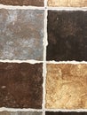 Black Brown and grey tile Pattern in wall Royalty Free Stock Photo