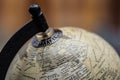 Vintage earth world globe north america Royalty Free Stock Photo