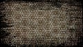 Black and Brown Vintage Grunge Decorative Floral Background Pattern Beautiful elegant Illustration Royalty Free Stock Photo