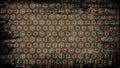 Black and Brown Vintage Grunge Floral Background Pattern Royalty Free Stock Photo