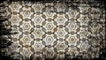 Black and Brown Vintage Grunge Floral Background Pattern Template Royalty Free Stock Photo