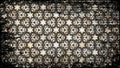 Black and Brown Vintage Grunge Floral Pattern Wallpaper Royalty Free Stock Photo