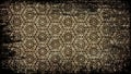 Black and Brown Vintage Grunge Ornament Pattern Wallpaper Design Template Royalty Free Stock Photo