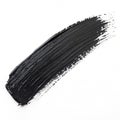 Black brush stroke isolated on white Royalty Free Stock Photo