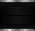 Black brushed metal texture with silver diamond metallic pattern 3D background