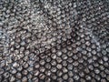 Black Bubble Wrap Or Air Cushion Film Abstract Horizontal Texture For Creative Artwork Background, Close Up, Top View, Copy Space Royalty Free Stock Photo