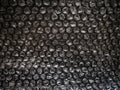 Black bubble wrap sheet pattern Royalty Free Stock Photo