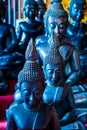 Black Buddha statue in Phra Nang Din temple