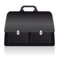 Black business briefcase Royalty Free Stock Photo