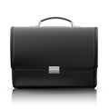 Black business briefcase