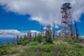 Black Butte Tower on the Top Royalty Free Stock Photo