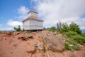 Old Black Butte Lookout Hut Royalty Free Stock Photo
