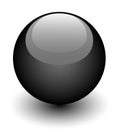 Black button Royalty Free Stock Photo