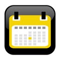 Black Button: Calendar