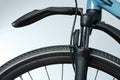 Black bycicle shock fork Royalty Free Stock Photo