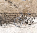 Bycycle chained in Jerusalem