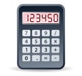 Black calculator Royalty Free Stock Photo